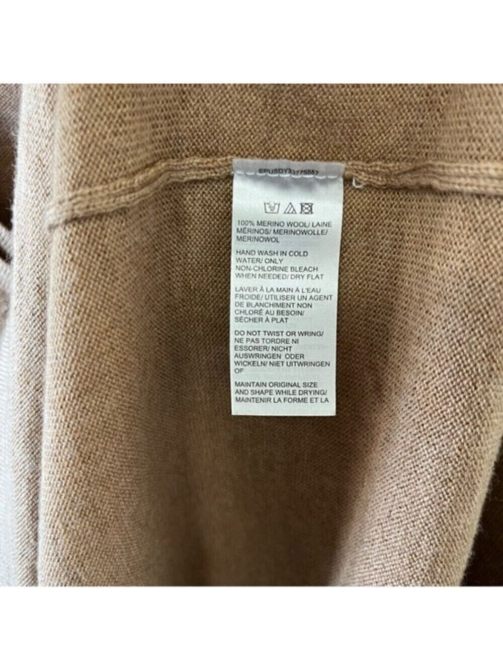 Lord & Taylor 100% Merino Wool V-Neck Sweater Size XS - Picture 4 of 6